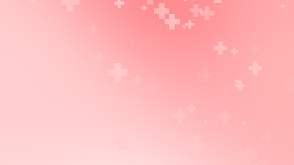 Medical health red cross pattern background. Abstract healthcare for World Blood Donor Day.