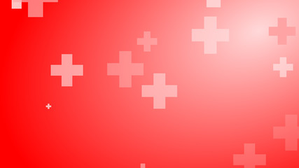 Medical health red cross pattern healthcare background.