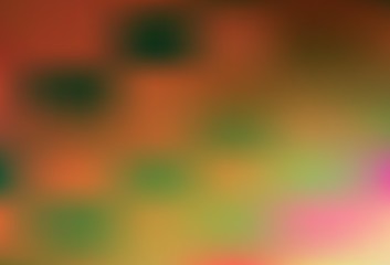 Dark Orange vector colorful blur background.