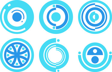 Vector Design of an Abstract Logo with a Circle Theme