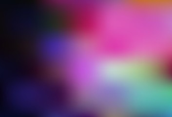 Dark Purple, Pink vector blurred and colored pattern.
