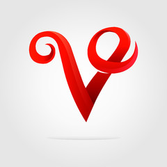 V LOGO