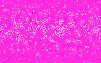 Light Pink vector pattern with artificial intelligence network.