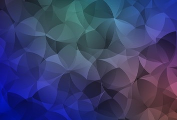 Obraz premium Light Blue, Red vector polygon abstract backdrop.