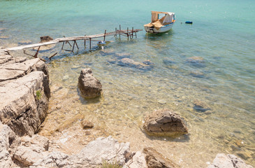 cote croate en été, mer adriatique, vacances