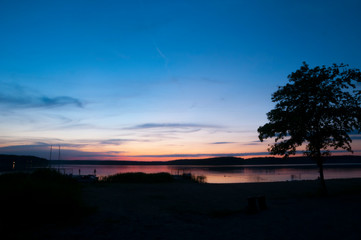 Zmierzch nad jeziorem Niesłysz © art3emis