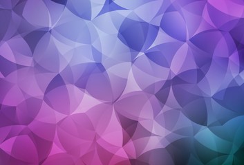 Obraz premium Light Purple, Pink vector triangle mosaic texture.