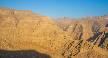 Jebael Jais mountain of Ras Al Khaimah emirate. United Arab Emirates,