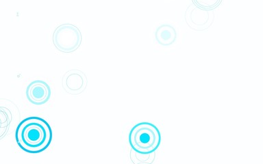 Light Blue, Red vector background with bubbles.