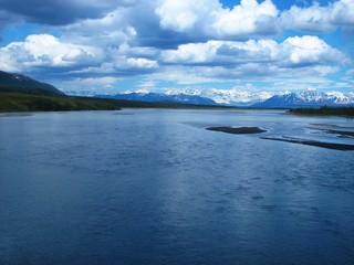 Clearwater Creek Along Alaska's Denali Highway