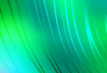 Light Green vector template with lines.