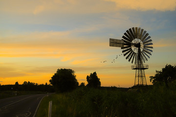 Sunset on the peninsula 