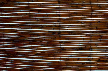 close-up bamboo wall texture background