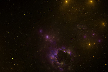 Obraz premium Abstract colorful light elements on dark background. 