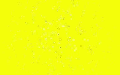 Obraz na płótnie Canvas Light Green, Yellow vector background with spots.