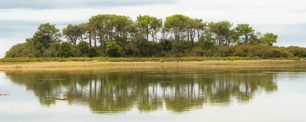 Brittany, panorama of the Morbihan gulf