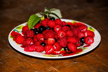 strawberries in a bowl