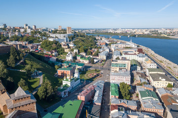Fototapeta na wymiar National unity square in Nizhny Novgorod