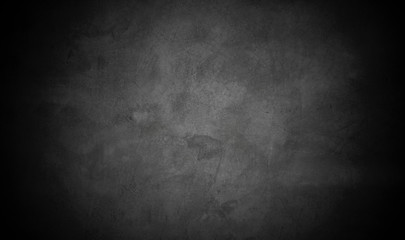Old wall texture cement dark black gray  background abstract grey color design are light with white gradient background.