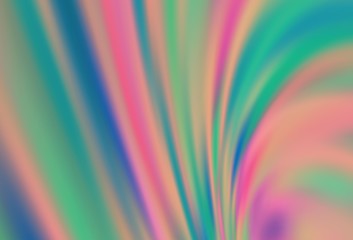 Dark Purple, Pink vector blurred and colored pattern.