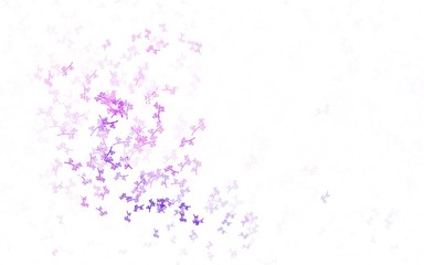 Light Purple vector doodle texture with branches.