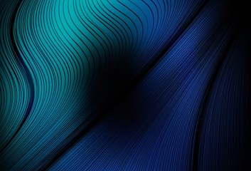 Dark BLUE vector colorful blur backdrop.