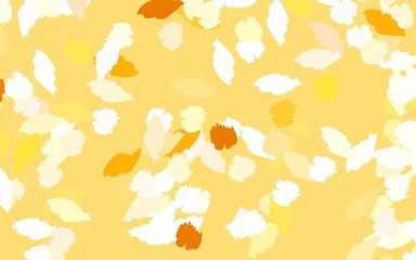 Light Orange vector texture with abstract forms.