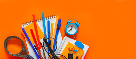 Back to school. Distance Learning at home during quarantine, lockdown in the pandemic of coronavirus covid.19 Todler boy with glasses studying remotely, digital learning.School unschooling