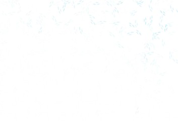 Light BLUE vector abstract design with leaves.