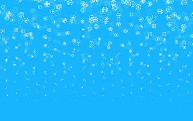Light Blue, Yellow vector backdrop with dots.