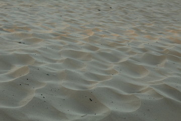 sand uneven waves highlighted by the sun sand background on the sea river lake summer