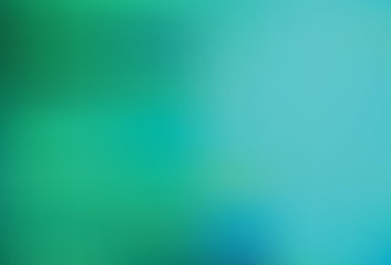 Light Green vector abstract blurred layout.