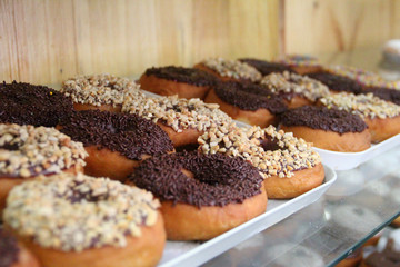Ricas donas en exhibicion.