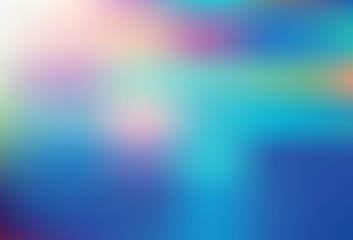 Light Blue, Yellow vector blurred shine abstract template.