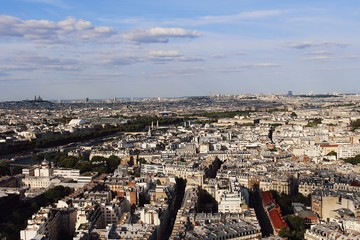 paris from eiffel tower