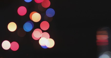 Moving highlights against the background of an empty whiskey, alcohol glass