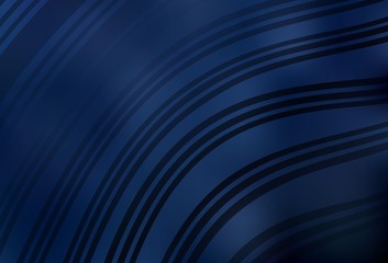 Dark BLUE vector texture with wry lines.