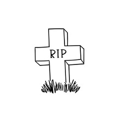 Obraz premium Halloween Doodles Poster-09