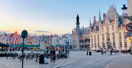 Fototapeta premium architektura w brugii belgia