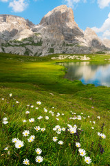 Summer in the Mountains of the Italian Dolomites