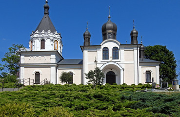 consecrated in 1866, built in the neo-Russian style, the temple of the Orthodox church of Saint...