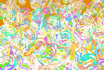 Light Multicolor vector pattern with random forms.