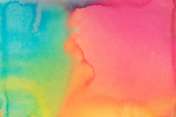 colorful watercolor stained painted background texture