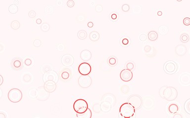 Light Red vector layout with circle shapes.