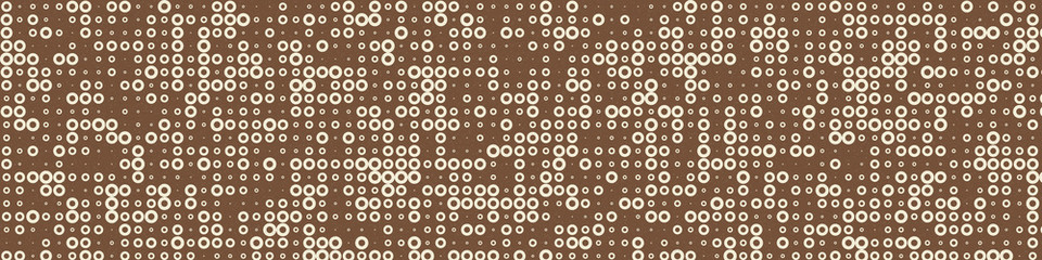 Abstract Color Halftone Dots generative art background illustration