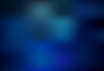 Dark BLUE vector pattern with night sky stars.