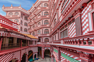 Red Mosque in Colombo, Sri Lanka.
