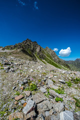 Hiking to the Saarbrücker Hütte from Silvretta lake