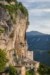 Fototapeta na wymiar Madonna della Corona Sanctuary, Italy