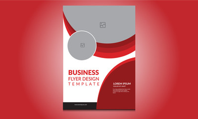 Corporate flyer template design
